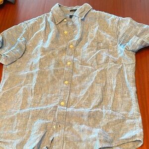 J. Crew Light Blue Casual Button-Down Shirt